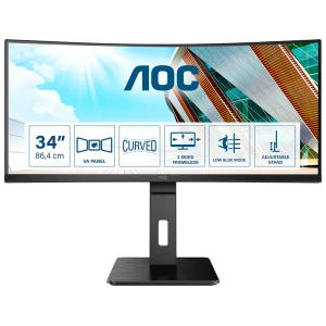 AOC P2 CU34P2A Monitor PC 86,4 cm (34") 3440 x 1440 Pixel Quad HD LED Nero