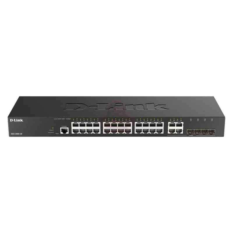 D-Link DGS-2000-28 switch di rete Gestito L2/L3 Gigabit Ethernet (10/100/1000) 1U Nero