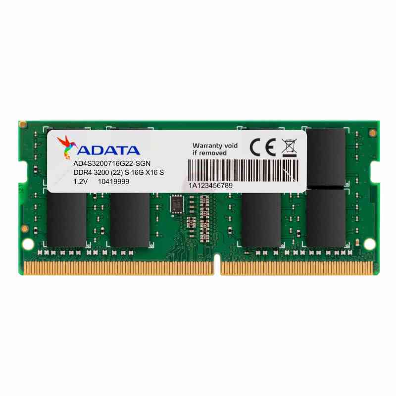 ADATA AD4S32008G22-SGN memoria 8 GB 1 x 8 GB DDR4 3200 MHz