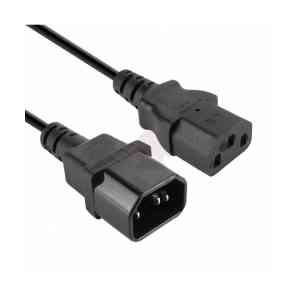 Vultech Cavo prolunga alimentazione IEC13 Femmina to IEC14 Maschio