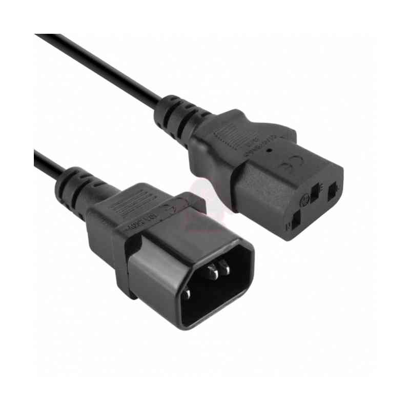 Vultech Cavo prolunga alimentazione IEC13 Femmina to IEC14 Maschio