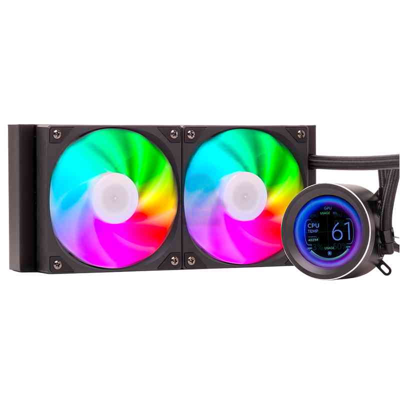 itek ARCTIC SPHERE LCD 240 Processore Kit di raffreddamento a liquido 12 cm Nero