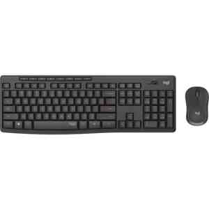 LOGITECH BUNDLE TASTIERA WIRELESS+MOUSE DESKTOP MK295 SILENT COMBO, USB, LAYOUT ITA, COLORE GRAFITE