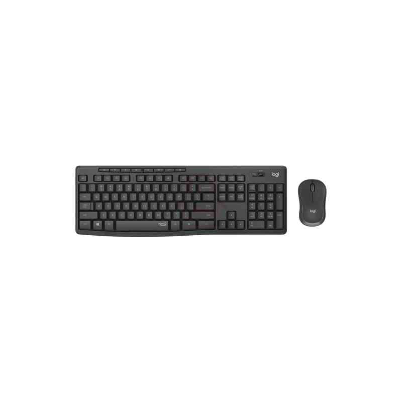 LOGITECH BUNDLE TASTIERA WIRELESS+MOUSE DESKTOP MK295 SILENT COMBO, USB, LAYOUT ITA, COLORE GRAFITE