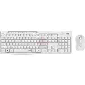 LOGITECH BUNDLE TASTIERA WIRELESS+MOUSE DESKTOP MK295 SILENT COMBO, USB, LAYOUT ITA, COLORE BIANCO