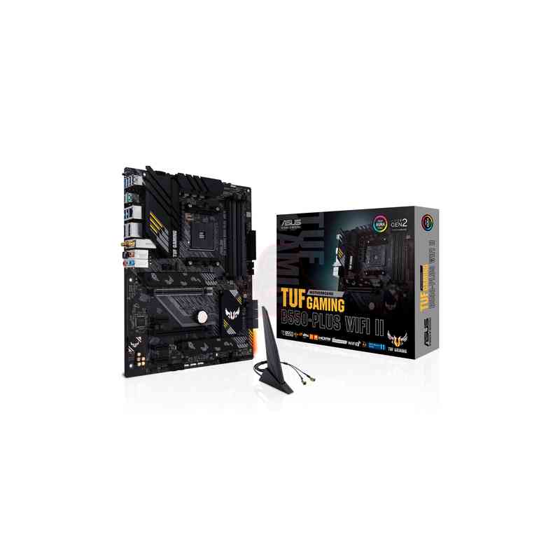 ASUS TUF GAMING B550-PLUS WIFI II AMD B550 Socket AM4 ATX