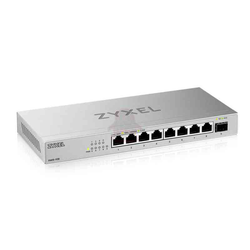 Zyxel XMG-108 Non gestito 2.5G Ethernet (100/1000/2500) Argento
