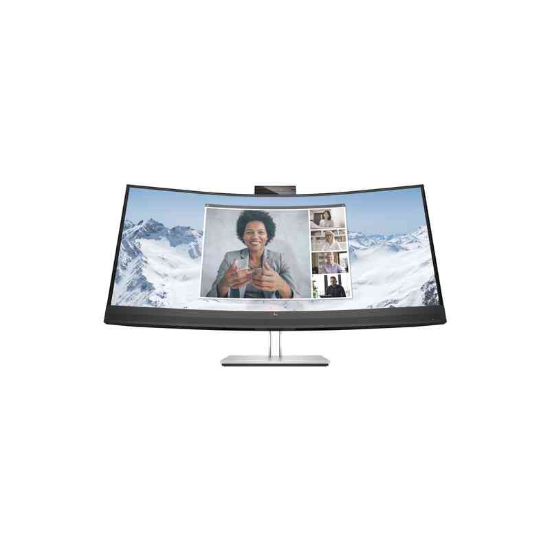 HP Monitor per video conferenze con schermo curvo E34m G4 USB-C WQHD