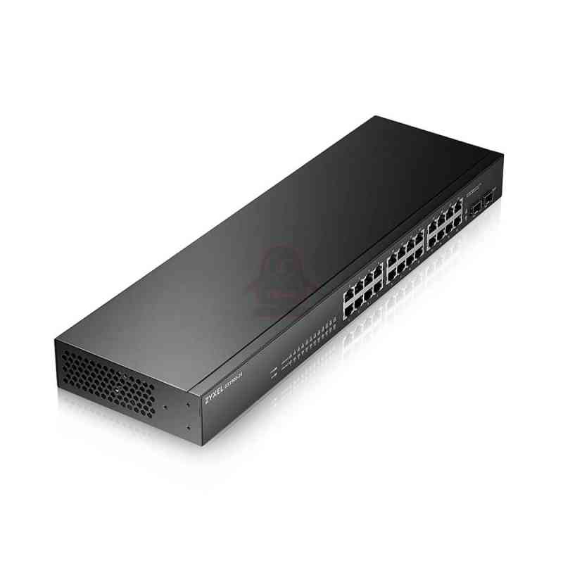 Zyxel GS-1900-24 v2 Gestito L2 Gigabit Ethernet (10/100/1000) 1U Nero