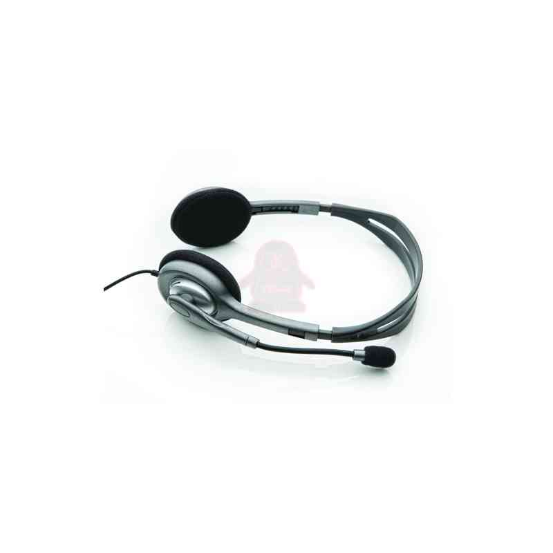 LOGITECH CUFFIE CON MICROFONO H110, JACK 3.5MM