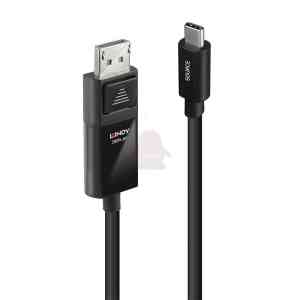 Lindy 43341 cavo e adattatore video 1 m USB tipo-C DisplayPort Nero