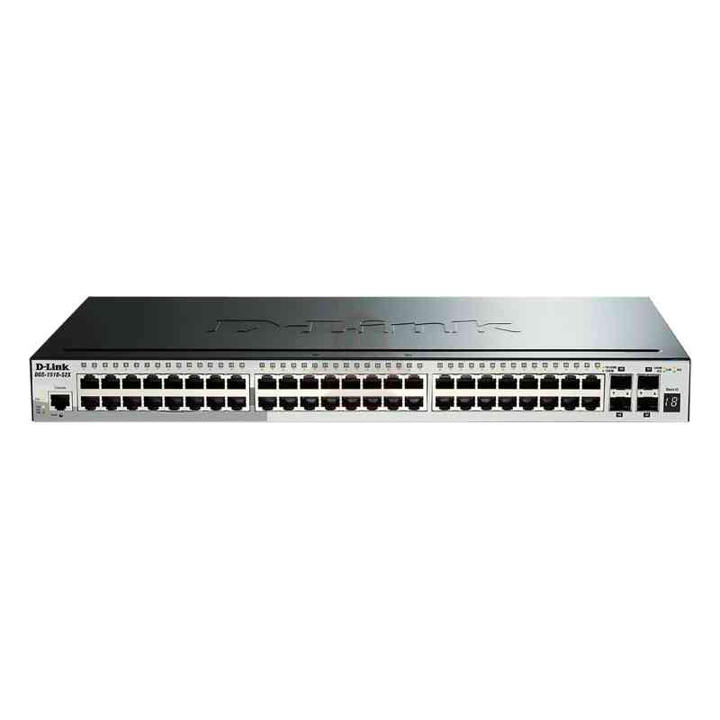 D-Link DGS-1510-52X/M switch di rete Gestito L3 Gigabit Ethernet (10/100/1000) 1U Nero