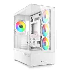 SHARKOON CASE AK6 RGB WHITE ATX