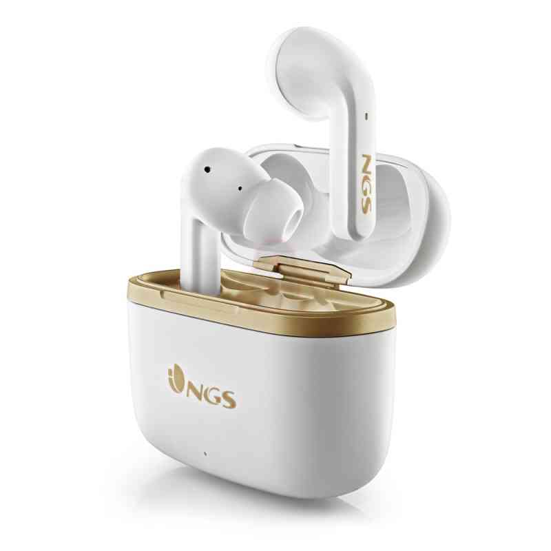NGS CUFFIE TROPHY WHITE AUTONOMIA A 20 ORE CONTROLLI TOUCH TRUE WIRELESS