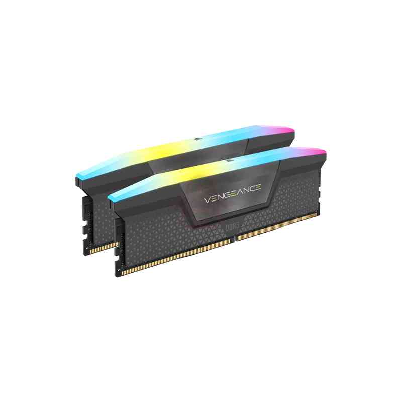 CORSAIR RAM VENGEANCE RGB DDR5 64GB (2 x 32GB) DDR5 6000 CL30-36-36-76 1.40V INTEL XMP  AMD EXPO -