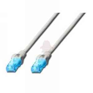 DIGITUS CAVO DI RETE UTP, CAT 5E, NON SCHERMATO, 0,25MT, GRIGIO