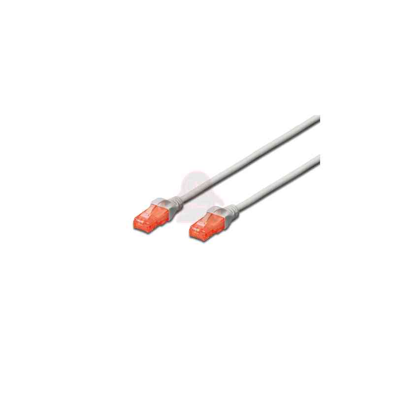 DIGITUS CAVO RETE UTP CAT 6 NON SCHERMATO MT 1 GRIGIO