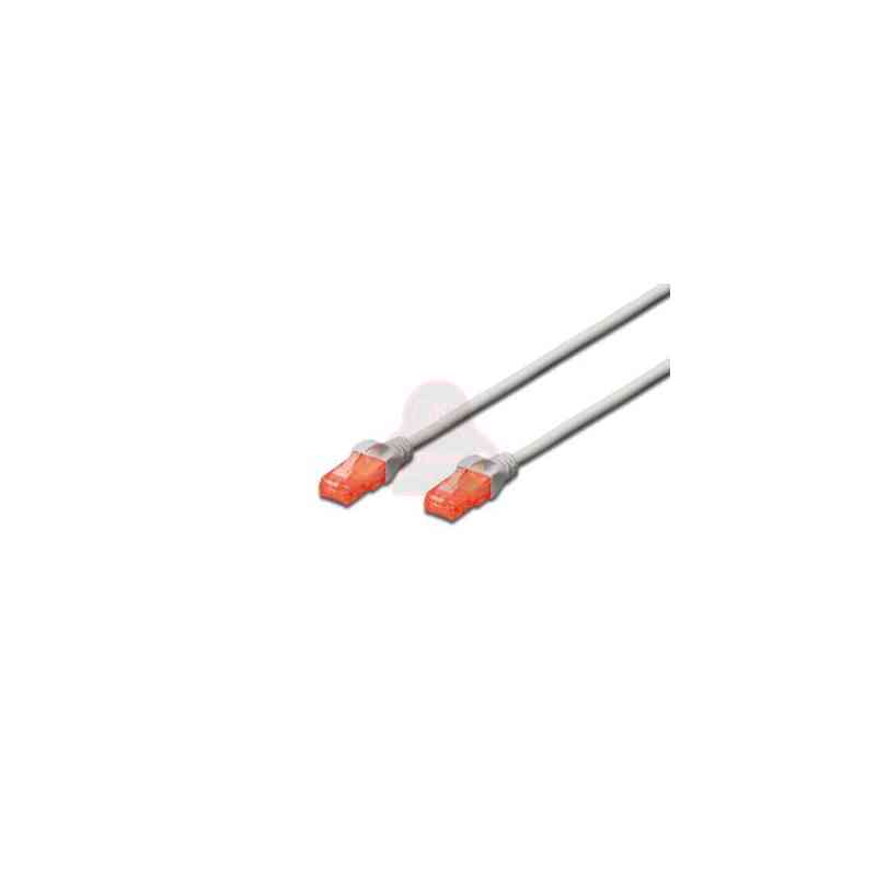 DIGITUS CAVO DI RETE UTP, CAT 6, NON SCHERMATO, 3MT, GRIGIO