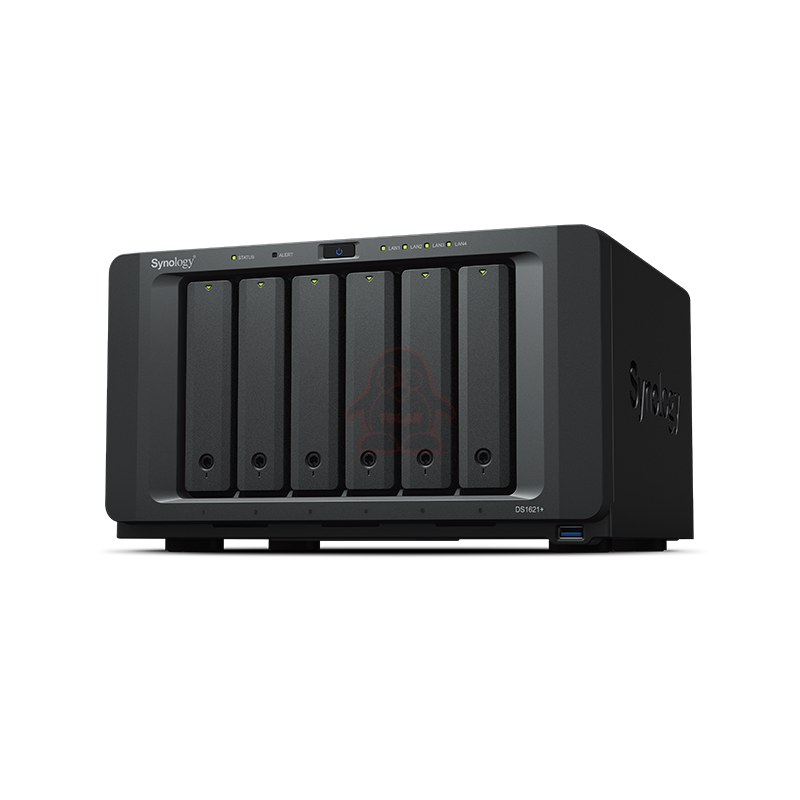 SYNOLOGY NAS TOWER 6BAY 2.5"/3.5" SSD/HDD SATA, 2xSSD NVME M.2 2280, AMD RYZENTM V1500B 4CORE 2.2 GHz, 4GB SODIMM DDR4 ECC (UP TO 32GB), 4x1GbE, 3xUSB 3.2, 2xESATA. SCALABILITA FINO A 16 UNITA CON 2xDX517