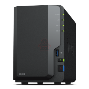 SYNOLOGY NAS TOWER 2BAY 2.5"/3.5" HDD SATA CPU Realtek RTD1619B + 2Gb Ram DDR4 + 1x Gigabit + x3 USB