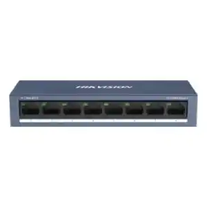 SWITCH HIKVISION 10/100 CASE METALLICO - SOHO 8 10/100M RJ45 PORTS, DESKTOP STEEL CASE UNMANAGED