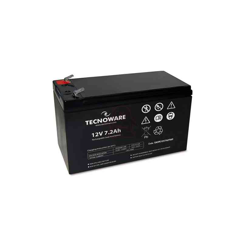 TECNOWARE POWER BATTERY 12V 7,2AH FASTON 6,3 MM