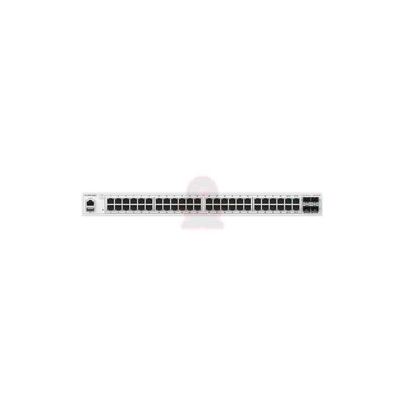 FORTISWITCH-148F-FPOE SWITCH L2+ MAN. CON 48 P. GE + 4 P. SFP+ POWER BUDGET FINO A 740W
