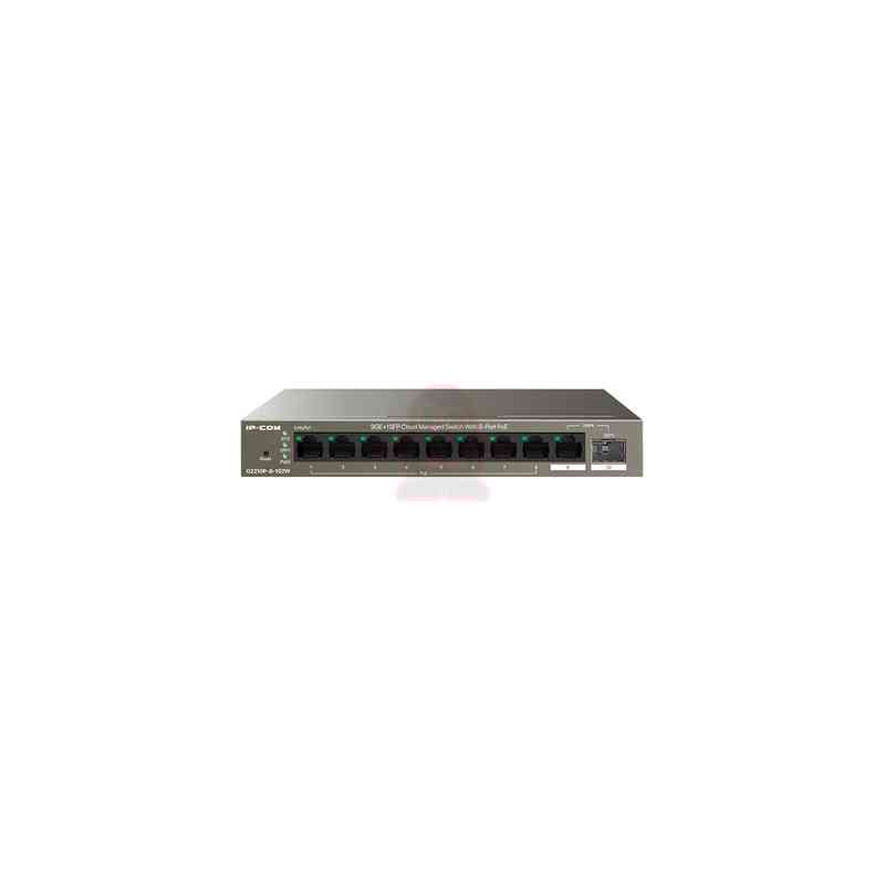IP-COM SWITCH POE MANAGED L2, 10 PORT, 8 POE