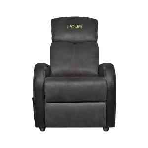 NOUA POLTRONA SOFA GAMING, ARES ROYAL GOLD SCHIENALE RECLINABILE CON POGGIAPIEDI