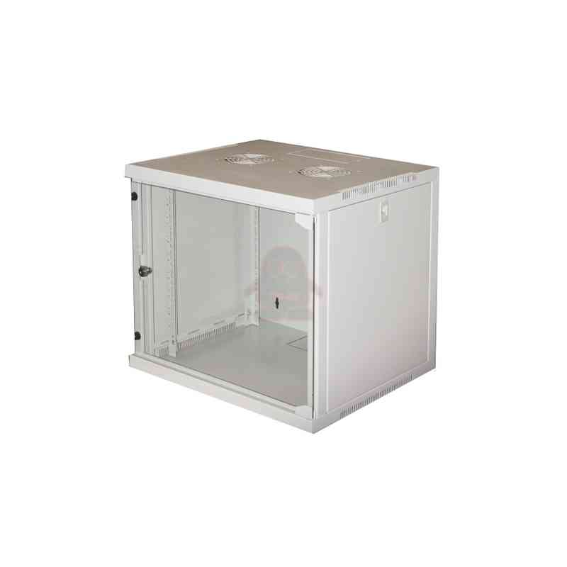 LINK ARMADIO RACK 19" 9 UNITA DA MURO PER RETI (A)485 X (L)540 X (P) 450 MM COLORE GRIGIO PORTA VET