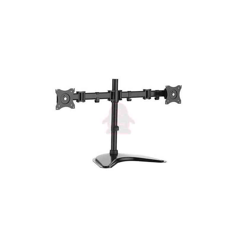 LINK BRACCIO SUPPORTO DA TAVOLO CON BASE PER 2 MONITOR 13-27