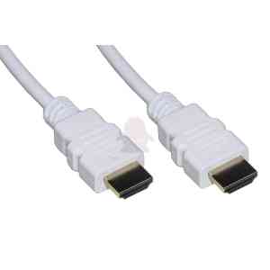 LINK CAVO HDMIIr 4Kx2K PER PC, NOTEBOOK, HDTV, ECC CONTATTI DORATI MT 2 COLORE BIANCO