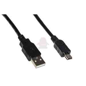 LINK CAVO USB 2.0 MINI B 5 POLI PER RICARICA O TRASMISSIONE DATI IN RAME MT.1,8