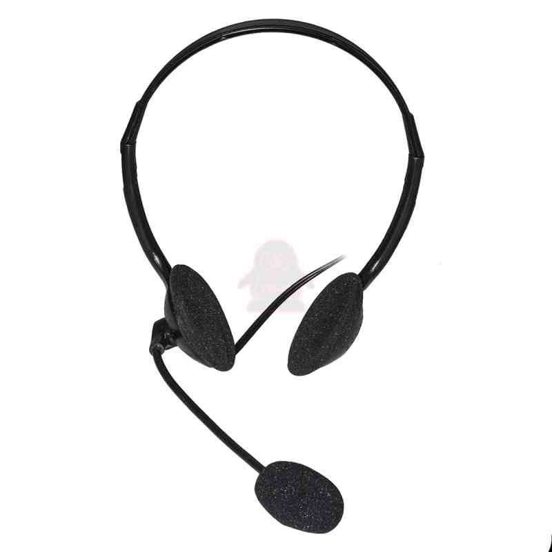 LINK CUFFIA CON MICROFONO ORIENTABILE, CONNETTORE 1 X 3,5 MM E CONTROLLO VOLUME