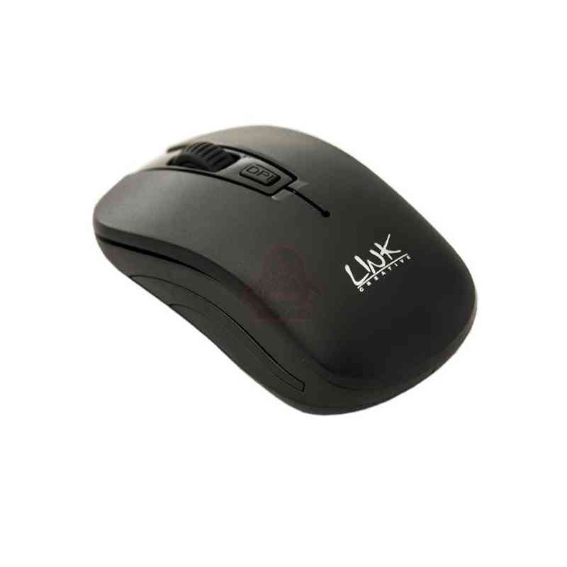 LINK MOUSE WIRELESS 3 TASTI NERO RICEVITORE USB 1000 DPI