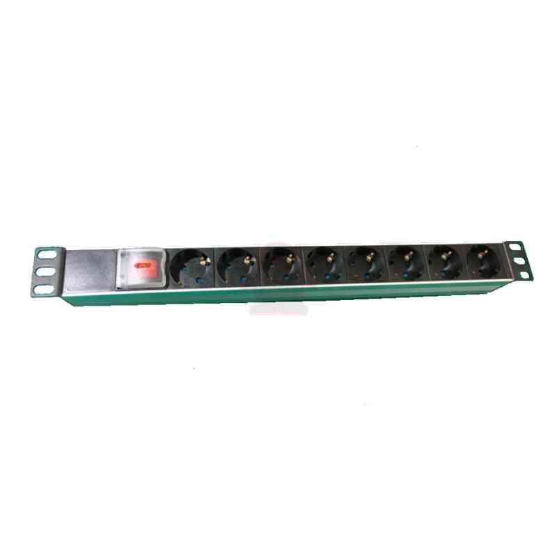 LINK MULTIPRESA DA RACK 19", 8 PRESE SCHUKO CON INTERRUTTORE SPINA SCHUKO 16A
