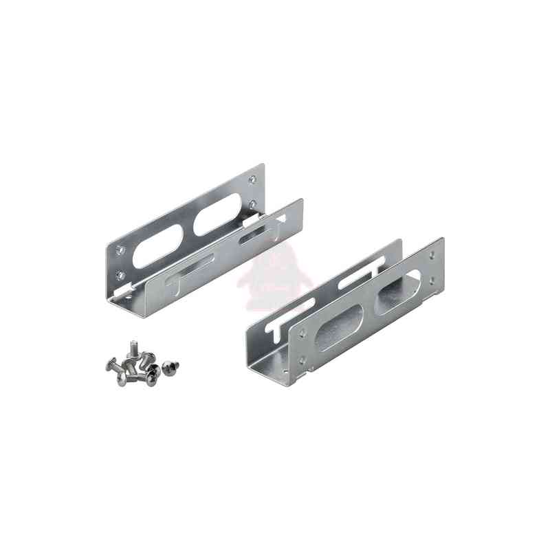 LINK COPPIA FRAME UNIVERSALE IN METALLO CON VITI HD 3,5 PER MONTAGGIO SU ALLOGGIAMENTI 5.25