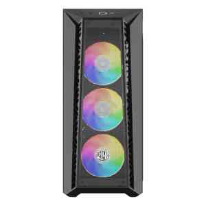 COOLER MASTER CASE MASTERBOX 520 MESH MID TOWER ATX/M-ATX, USB 3, USB TYPE C, 3X ARGB 120MM FANS INC
