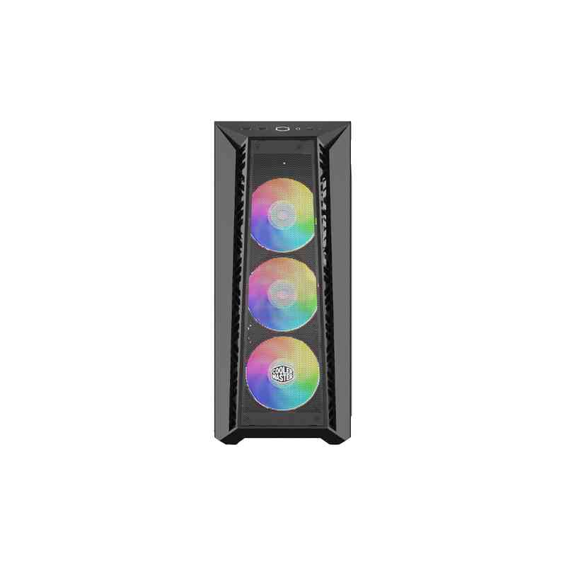 COOLER MASTER CASE MASTERBOX 520 MESH MID TOWER ATX/M-ATX, USB 3, USB TYPE C, 3X ARGB 120MM FANS INC