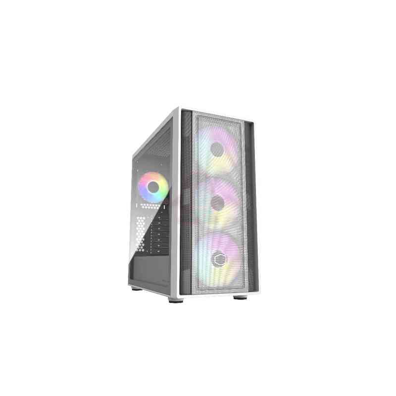 COOLER MASTER CASE SUPPORTO MB CONNETTORI RETRO 4 VENTOLE ARGB  (3X140 FRONTE, X120 R
