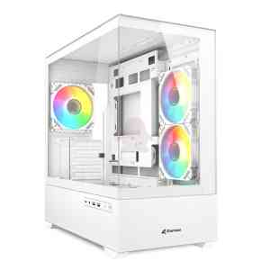 SHARKOON CASE MK6 RGB WHITE MICRO - ATX