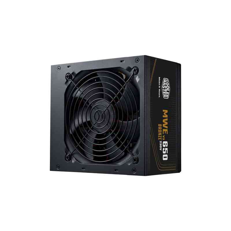 COOLER MASTER ALIMENTATORE MWE BRONZE 650 V3 650W 80+ BRONZE ATX 3.1 120MM FAN