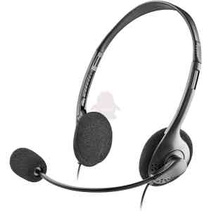 NGS CUFFIE CON MICROFONO REGOLABILE, CONNES AUDIO 3,5mm+ADATTATORE DOPPIO JACK 3,5mm,CAVO1,5M