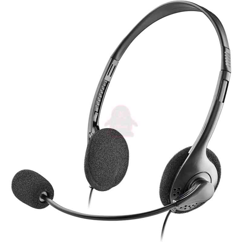 NGS CUFFIE CON MICROFONO REGOLABILE, CONNES AUDIO 3,5mm+ADATTATORE DOPPIO JACK 3,5mm,CAVO1,5M