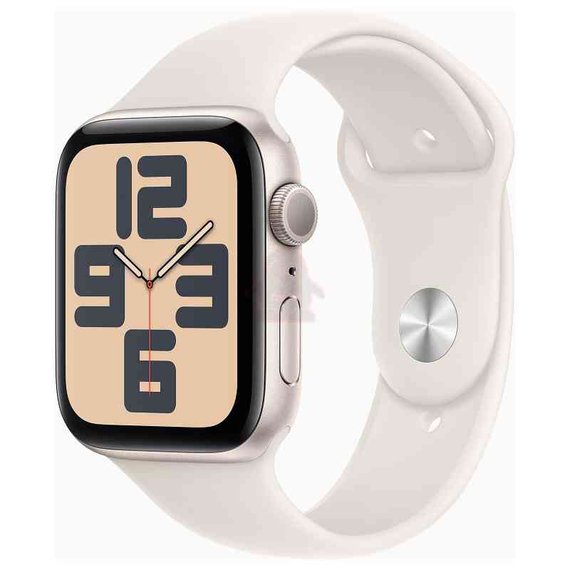 APPLE WATCH SE GPS 44MM STARLIGHT ALUMINIUM CASE WITH STARLIGHT SPORT BAND - S/M