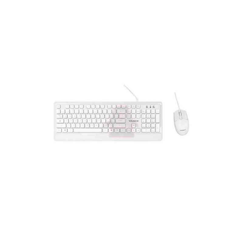 YASHI EXCLUSIVE USBKEYB+MOUSE WHITE