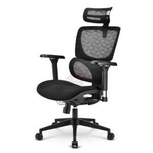 SHARKOON SEDIA OFFICE FABRIC SEAT BASE 3D ARMREST  HEADREST 5 HEIGHTS ADJUSTABLE  MAX WEIGHT CAPACI