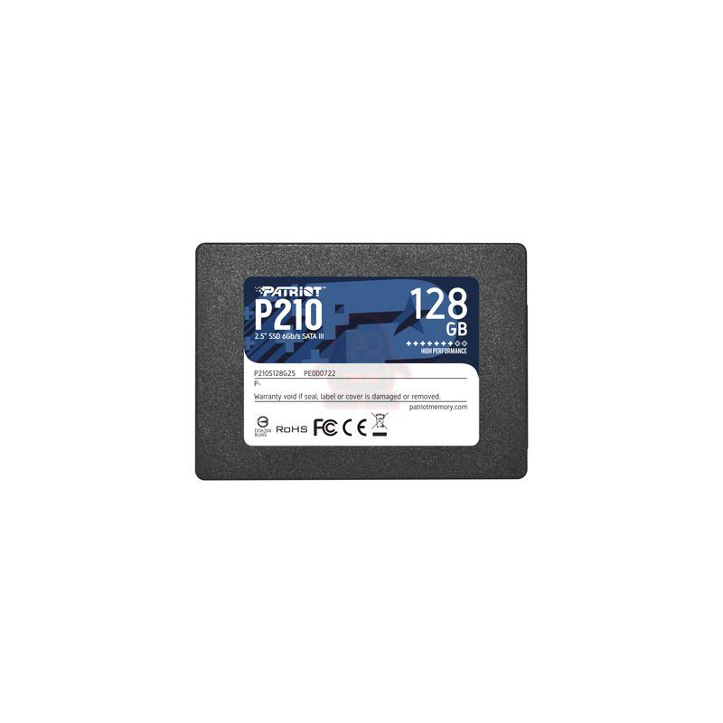 PATRIOT SSD INTERNO P210 128GB 2,5 SATA 6GB/S R/W 450/430