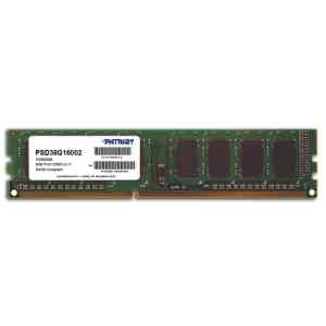 PATRIOT RAM DIMM 8GB DDR3 1600MHZ CL11