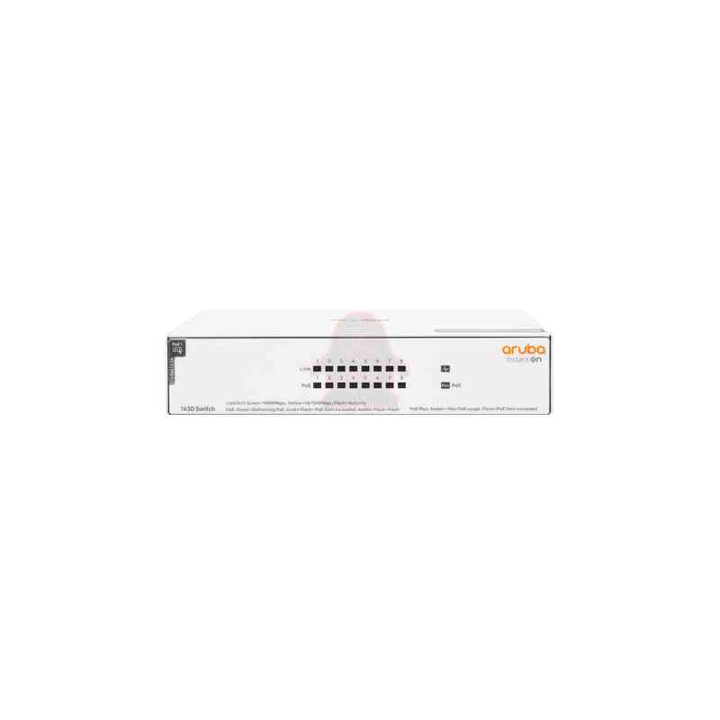 HPE SWITCH ARUBA ISTANT ON R8R46A 1430 UNMANAGED 8 PORTE POE